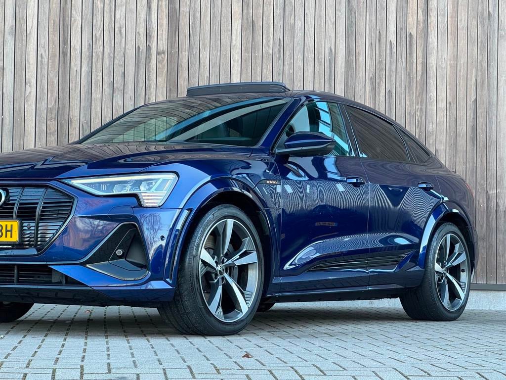 Audi E-tron Sportback S quattro 95 kWh |Pano|B&O|RS-Zetels|, Automaat, Gebruikt, Zwart, 95 kWh