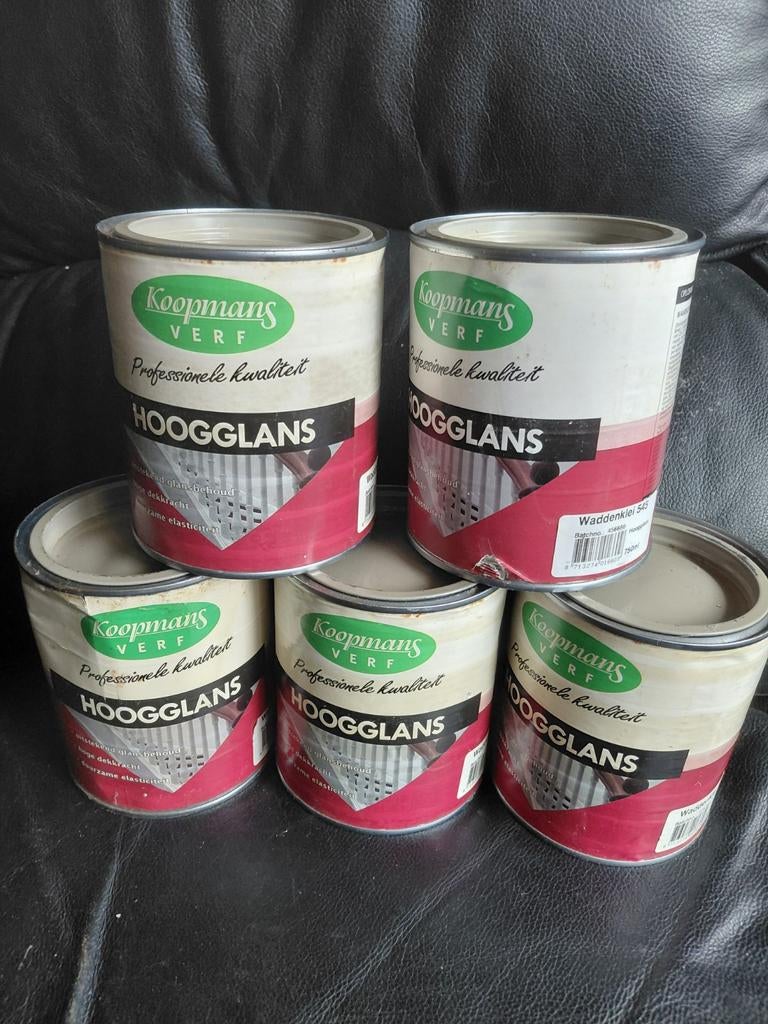 verf 3 grijstinten van Koopmans, wijzonol, nachtblauw histor, Ophalen of Verzenden, Nieuw