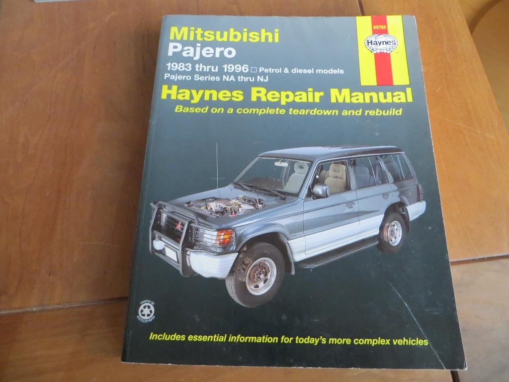 Haynes workshop manual vraagbaak Mitsubishi Pajero 1983-1996, Ophalen of Verzenden
