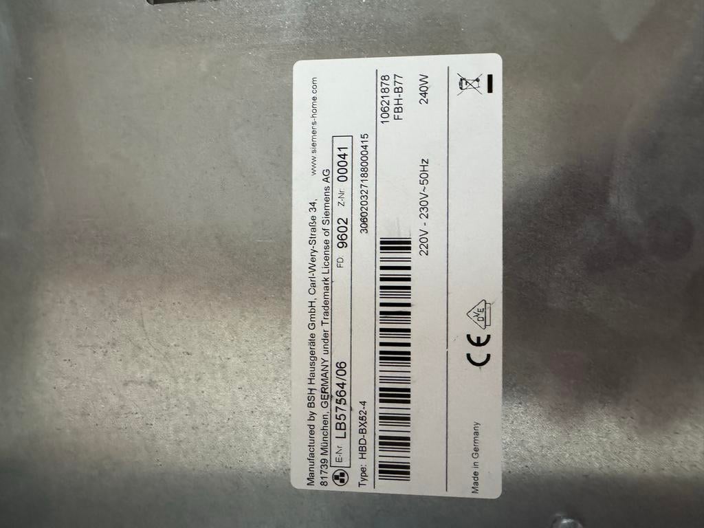 Siemens afzuigkap LB57564/06 - Zo goed als nieuw, Ophalen of Verzenden, Zo goed als nieuw, Inbouw, Onderbouw afzuigkap