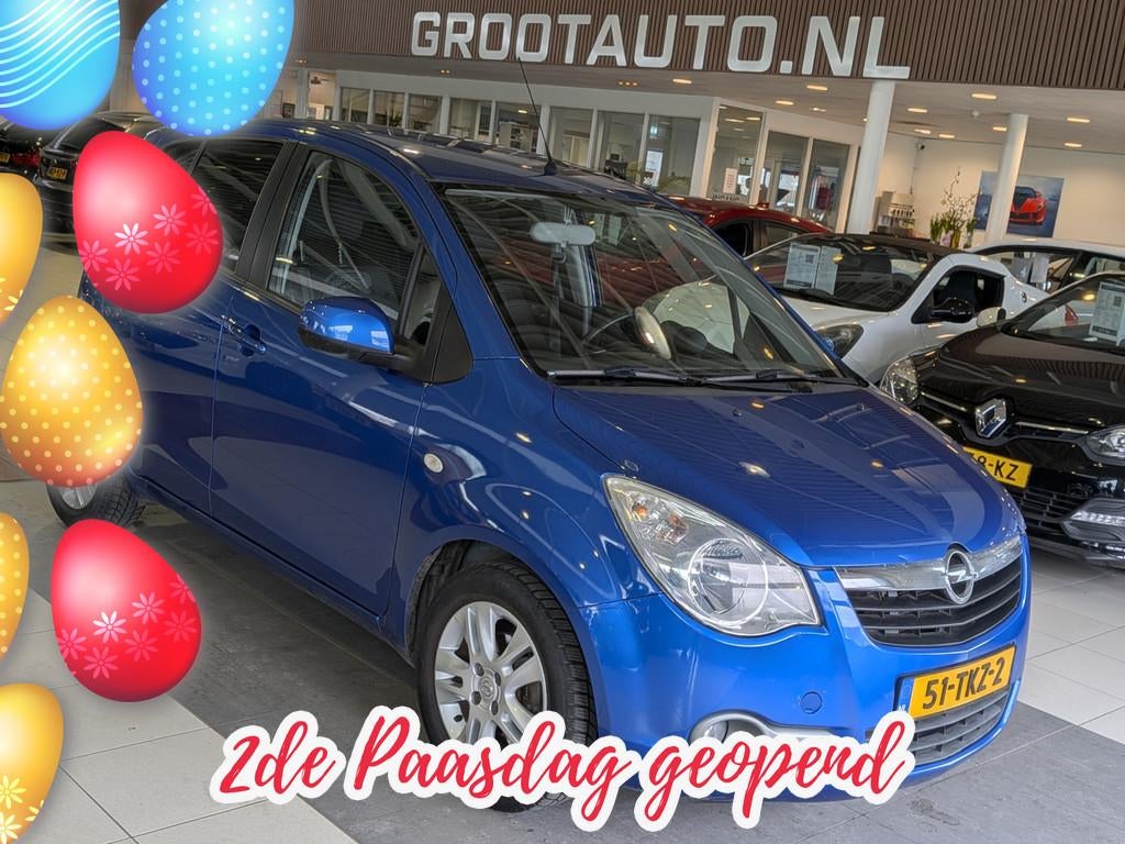 Opel Agila 1.0 Edition Airco, Stuurbekrachtiging (bj 2012), Euro 5, Stof, Gebruikt, 31 €/maand