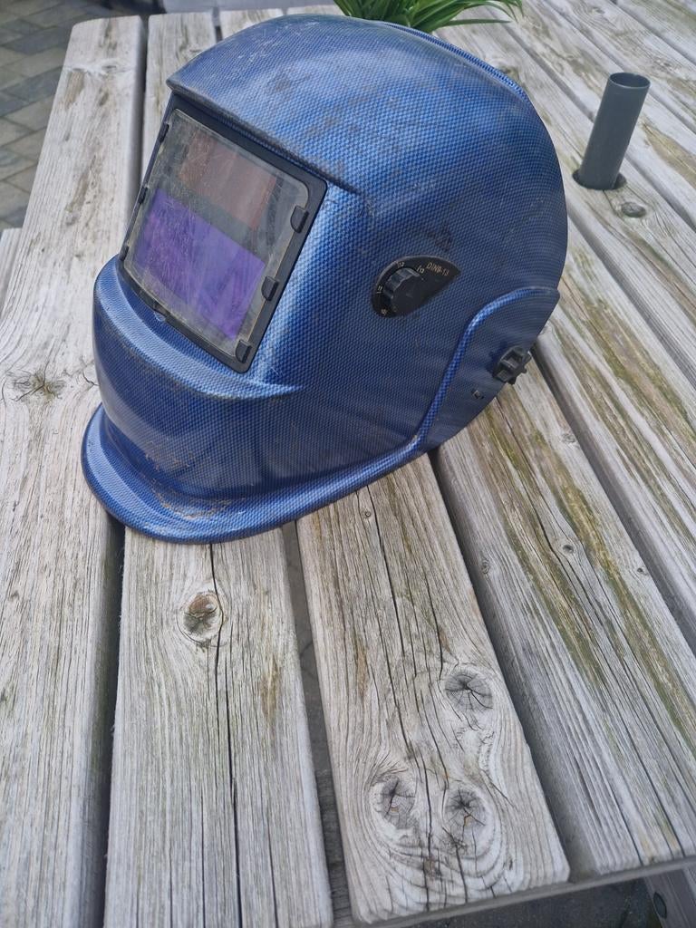 Blauwe lashelm, Doe-het-zelf en Verbouw, Laskappen, Ophalen of Verzenden