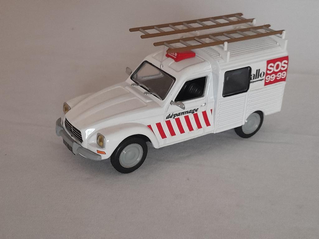 Citroën Acadiane SOS depannage 1:43 van IXO, Ophalen of Verzenden, Zo goed als nieuw, Auto, Overige merken