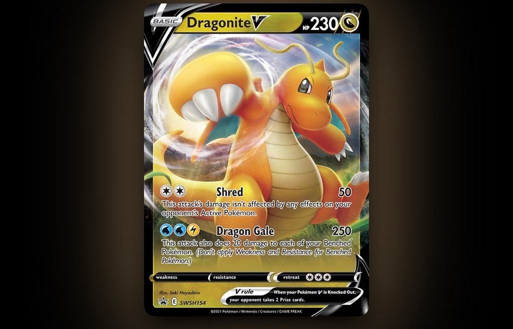 Dragonite V SWSH154, Ophalen of Verzenden, Nieuw, Losse kaart, Foil