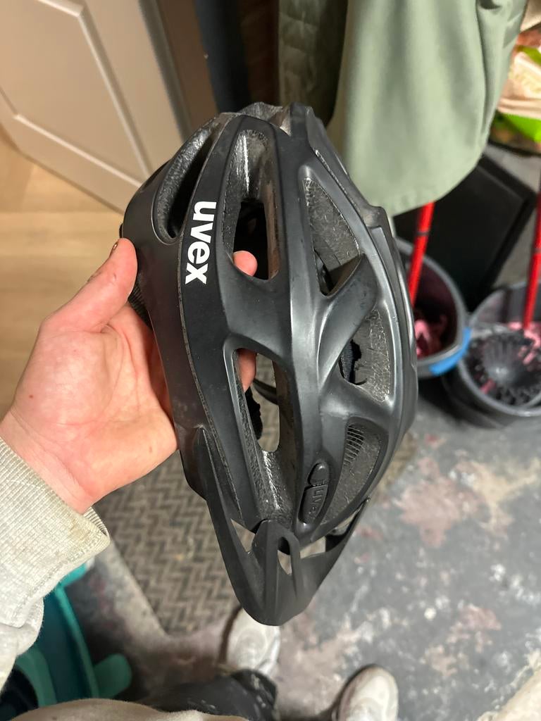 Uvex Fietshelm Zwart Maat 52, Ophalen of Verzenden, Gebruikt, Overige maten, Heer of Dame