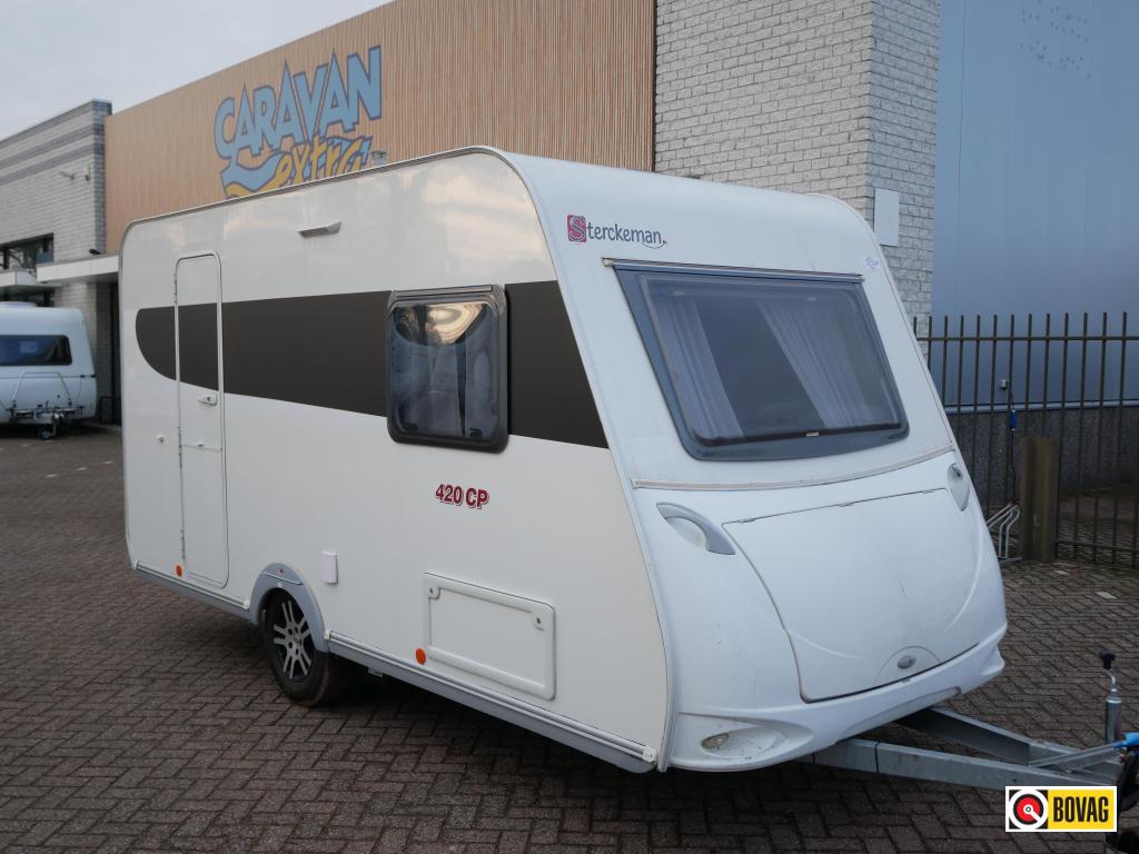 Sterckeman Starlett 420 CP Incl. mover., Caravans en Kamperen, Caravans, Sterckeman, Bedrijf, Treinzit, Tot en met 3