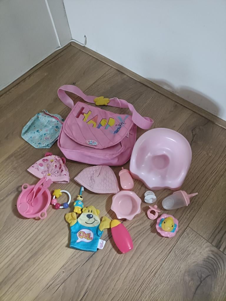 Baby Born tasje en verschillende accessoires, Kinderen en Baby's, Ophalen of Verzenden