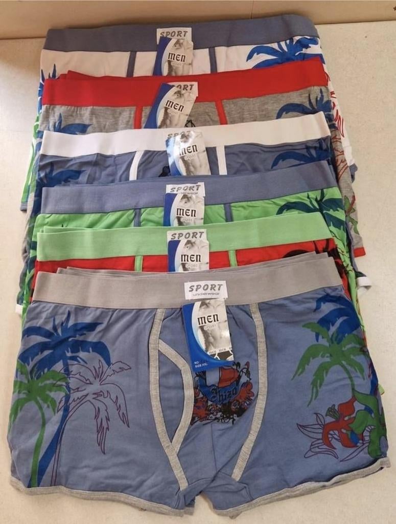 Partij katoenen herenboxershorts 24 stuks € 1,- p.st., Ophalen of Verzenden, ., ., .