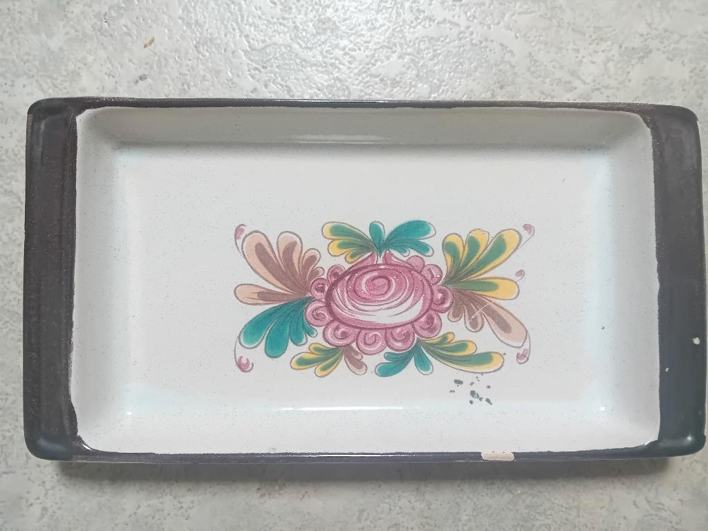 JASBA rechthoekige oven schaal / vintage/ ovenschaal/ retro, Gebruikt, Ophalen of Verzenden, Schaal of Schalen, Overige stijlen