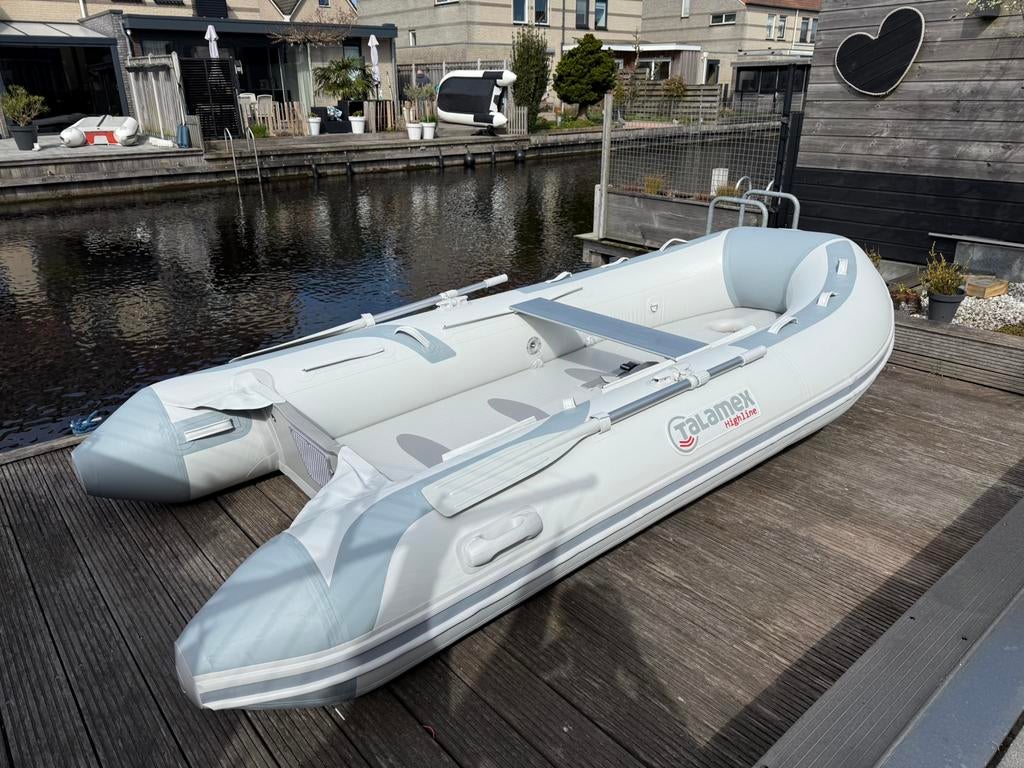 Talamex  Highline HLA350 airdeck nieuw met Honda 8 PK, Watersport en Boten, Buiten- en Binnenboordmotoren, Nieuw, Benzine, Ophalen