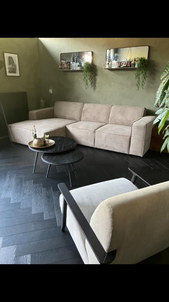 Bank, Huis en Inrichting, Banken | Bankstellen, Ophalen, Overige materialen, Gebruikt, 150 tot 200 cm