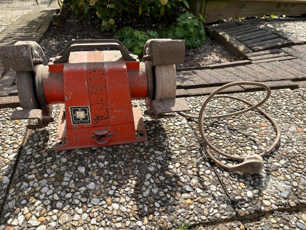 Creusen slijpmachine, Ophalen, Gebruikt, Minder dan 700 watt, Werkbankslijpmachine