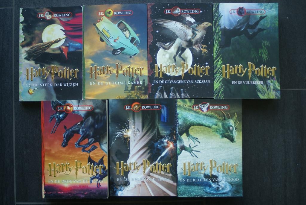 HARRY POTTERS deel 1 - 2 - 3 - 4 - 5 - 6 - 7, Boeken, Kinderboeken | Jeugd | 10 tot 12 jaar, Ophalen of Verzenden, Zo goed als nieuw