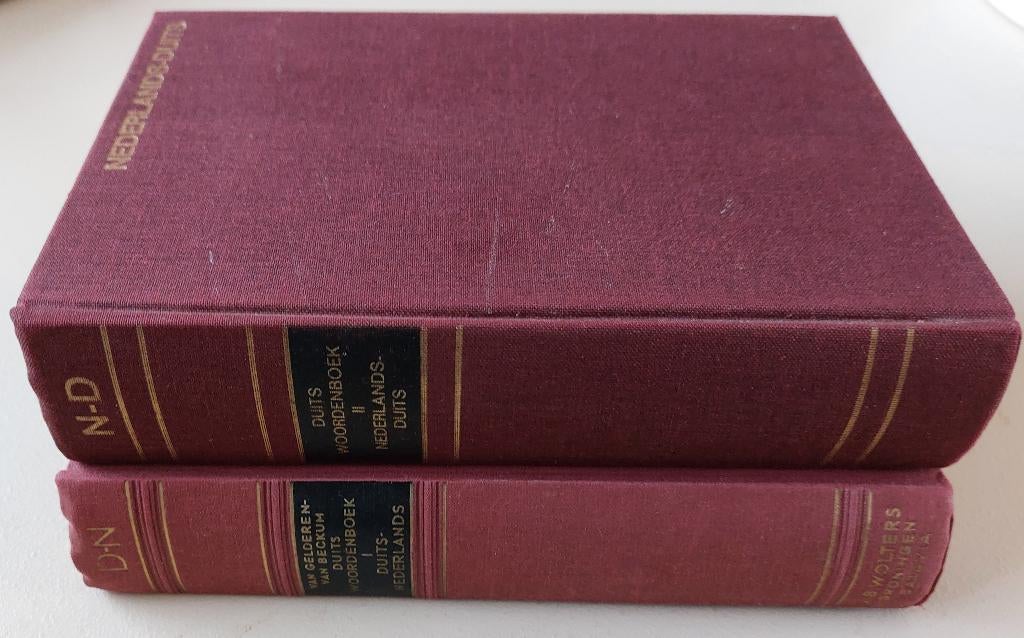Oude set Wolters Duits Woordenboeken Duits-Ned en Ned-Duits, Ophalen