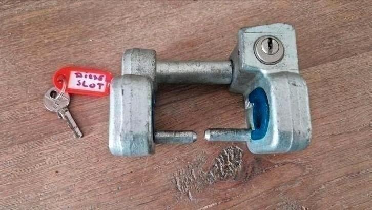 Disselslot aanhangwagen/caravan, Ophalen of Verzenden, Zo goed als nieuw