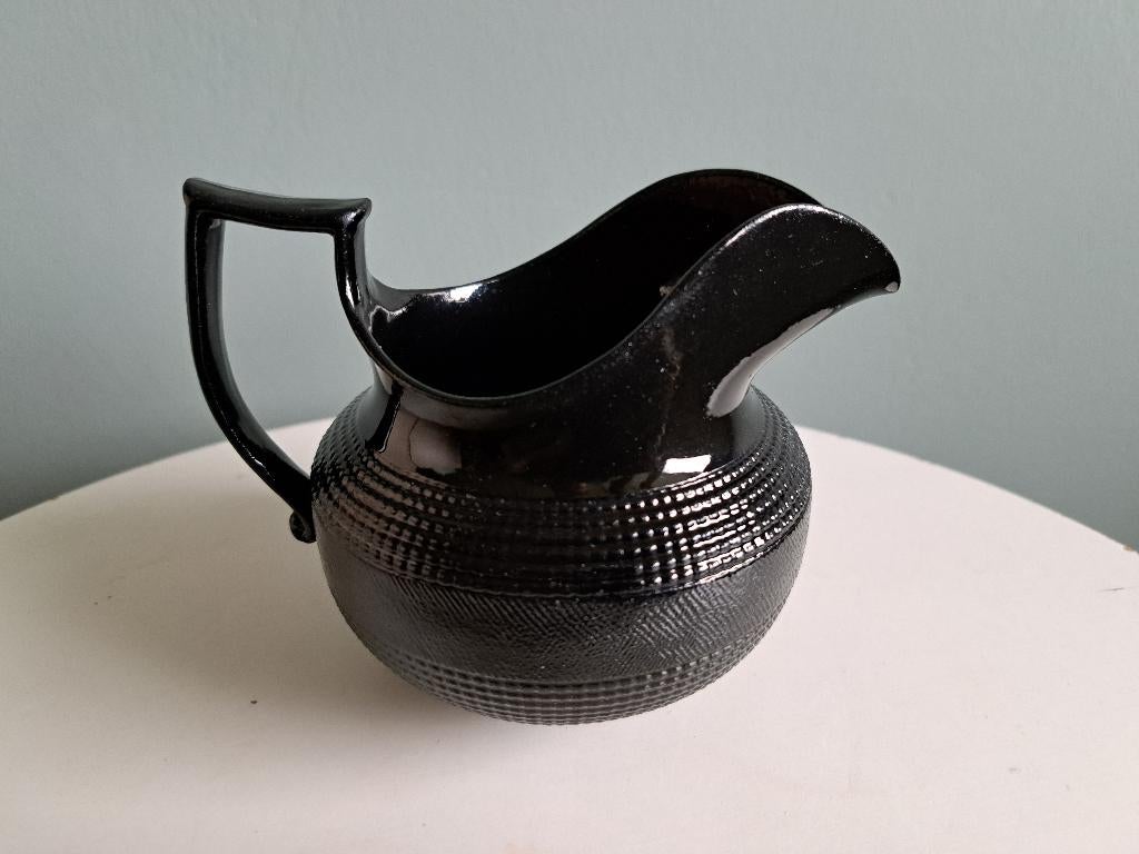 Wedgwood Hackwood 19e eeuw rouwservies melkkannetje, Antiek en Kunst, Antiek | Servies los, Ophalen