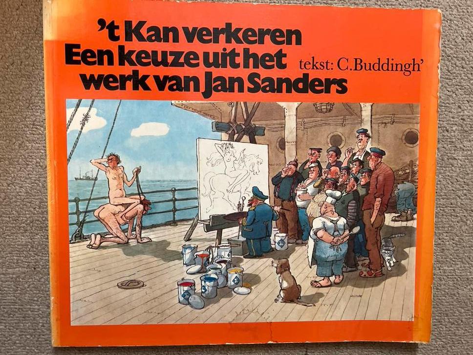 Jan Sanders - 't Kan verkeren - Humoristische tekeningen, Ophalen of Verzenden, Gelezen