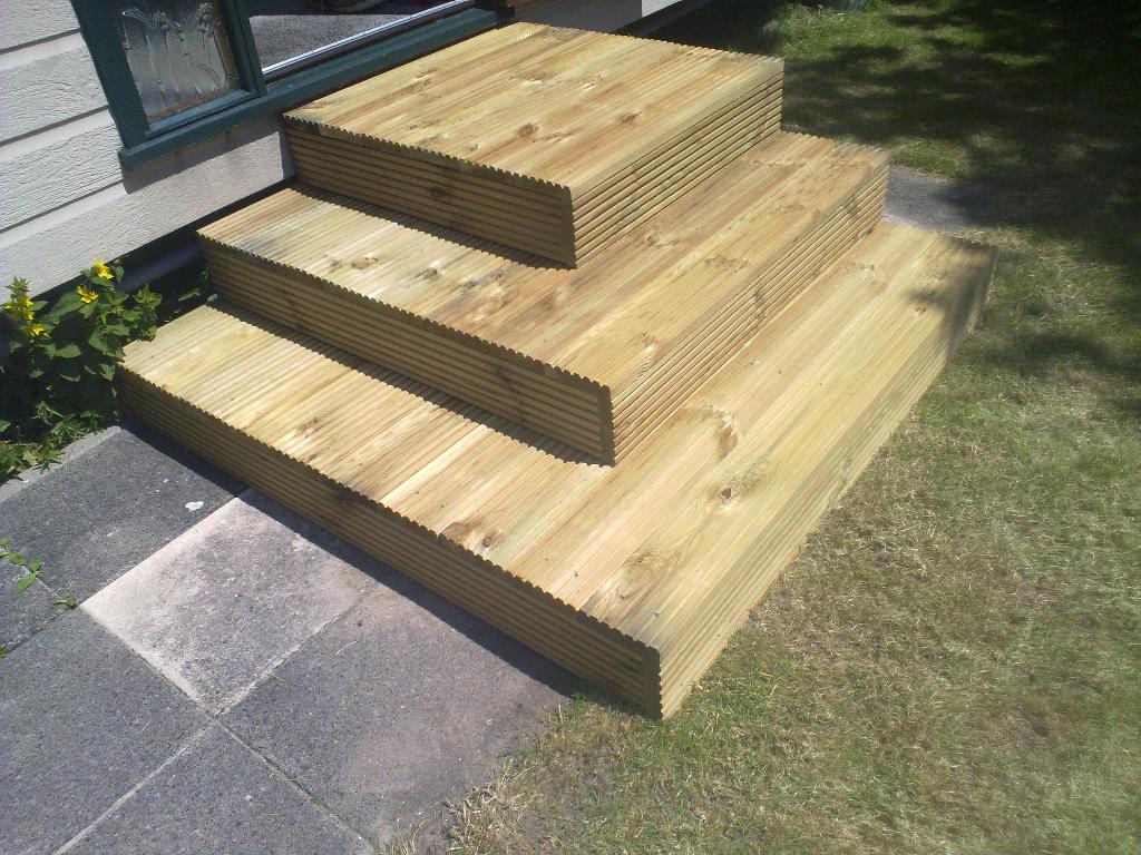 Nieuwe opstap of bordes voor caravan, chalet IN ELKE MAAT, Ophalen of Verzenden, Nieuw