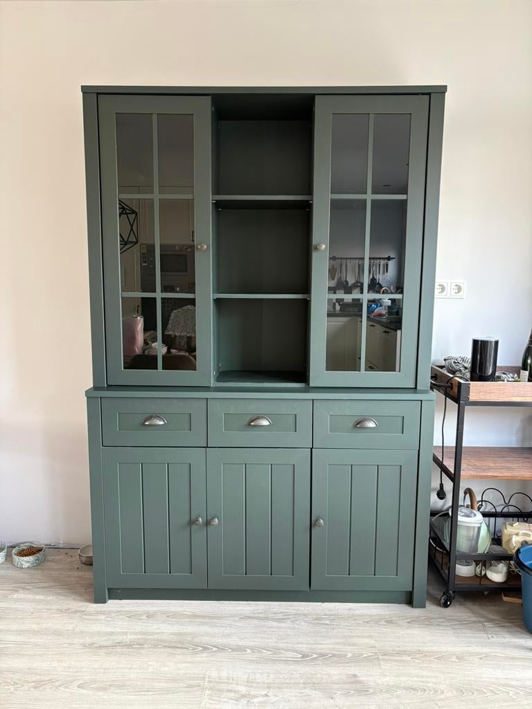 Buffetkast Meubella, Ophalen, Eikenhout, 150 tot 200 cm, 25 tot 50 cm