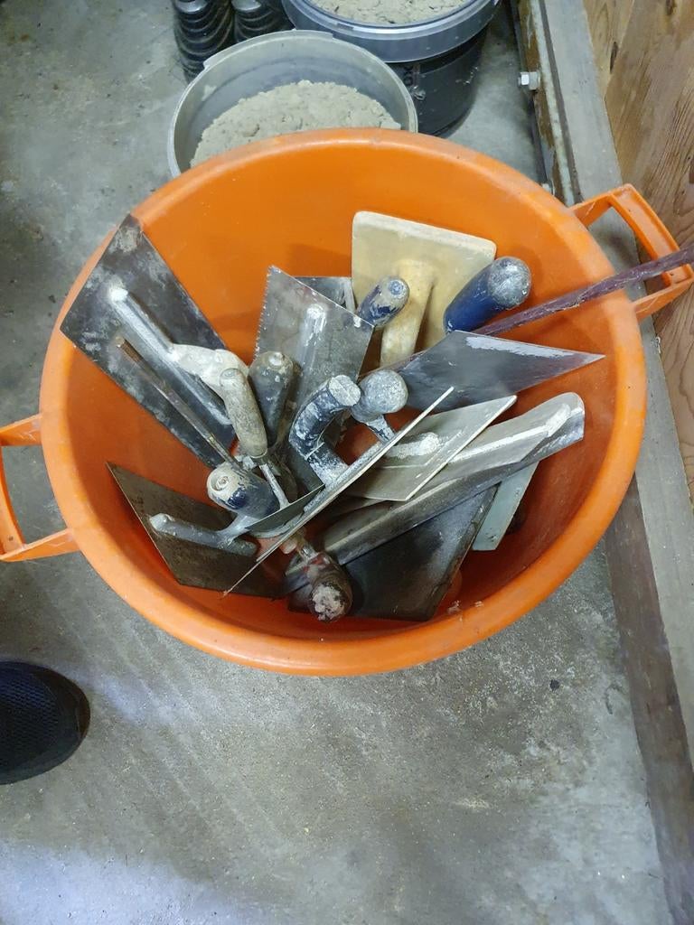 Stukadoors materialen.., Ophalen