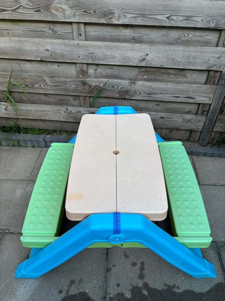 Kinder picknicktafel, Overige materialen, Gebruikt, Rechthoekig, Ophalen
