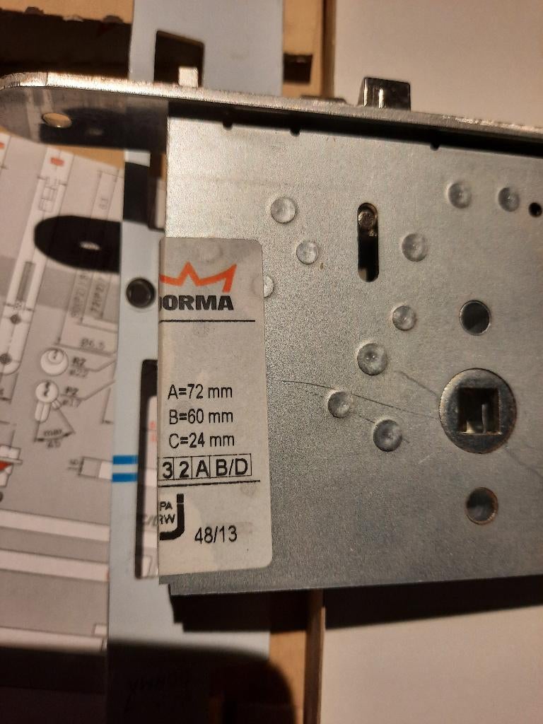 Dorma SVP5267 paniekslot, noodslot, Ophalen of Verzenden, Nieuw, Chroom, Slot