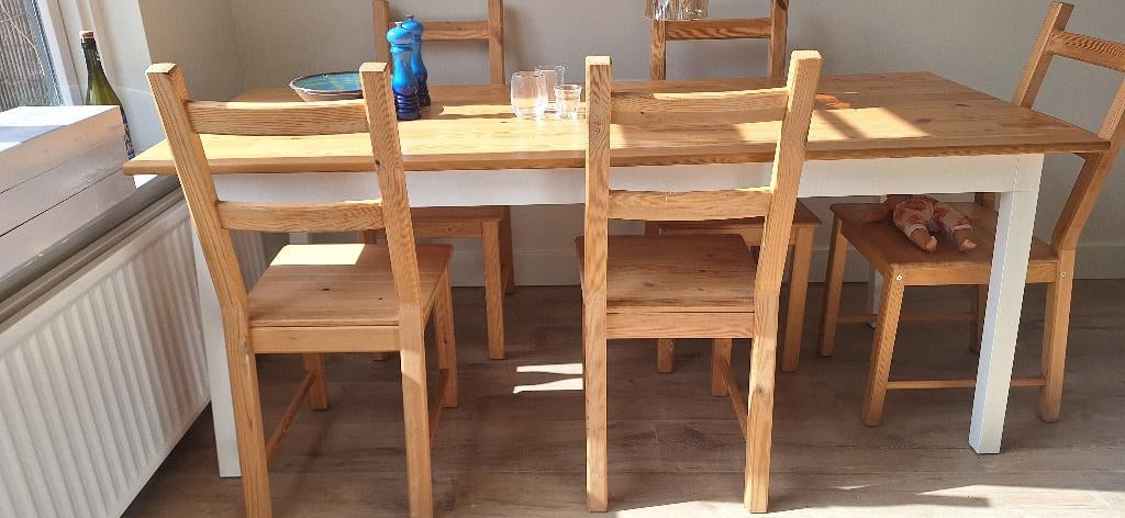 Dining table ikea, Ophalen, 50 tot 100 cm, Zo goed als nieuw, Vijf personen of meer