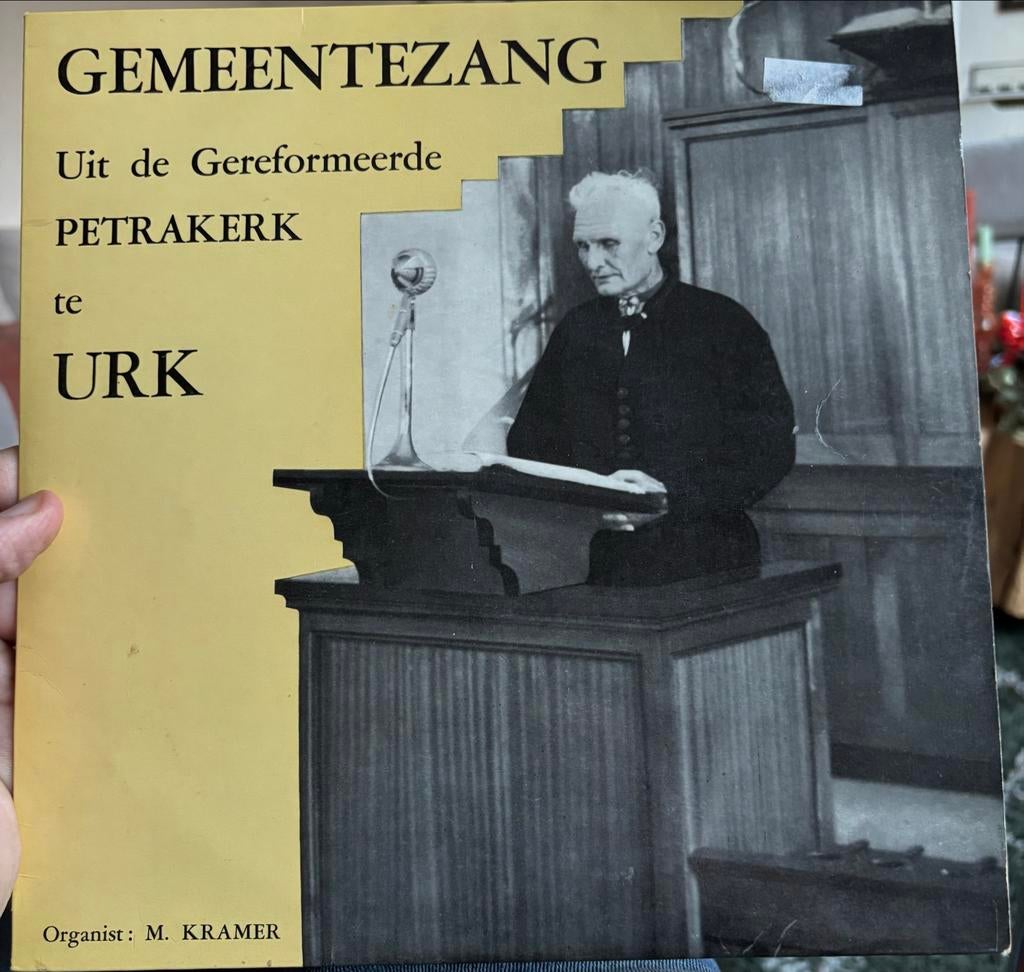 LP Gemeentezang Petrakerk Urk - M.W. Kramer (Psalmen), Ophalen of Verzenden, Gebruikt, 12 inch