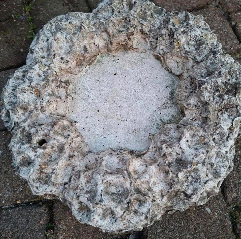 Waterbak / voerbak voor tuin of balkon, Ophalen, Gebruikt, Steen, Overige typen
