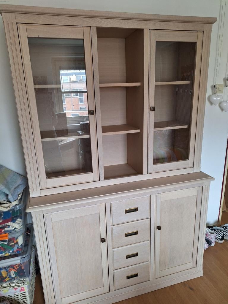 Houten buffetkast en tv meubel, Ophalen, Zo goed als nieuw, 150 tot 200 cm, 25 tot 50 cm