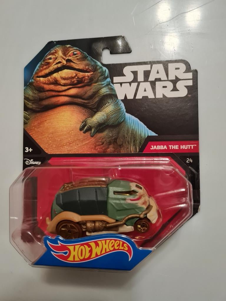 Nr.24 Jabba The Hutt 1:64 Star Wars  ( Hotwheels), Verzamelen, Star Wars, Ophalen of Verzenden, Nieuw, Overige typen