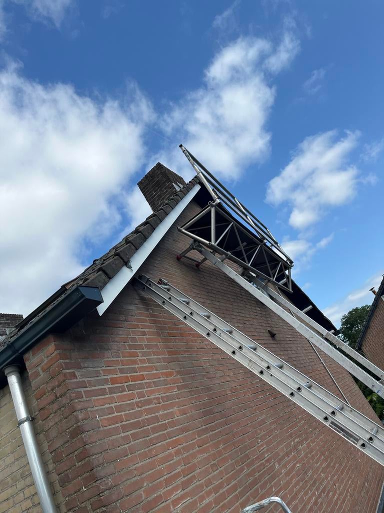 Triangel steiger - voor veilige werkzaamheden, Ophalen, Gebruikt, Daksteiger, 5 meter of hoger