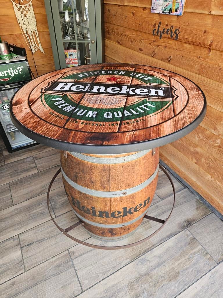 Heineken statafel, Ophalen