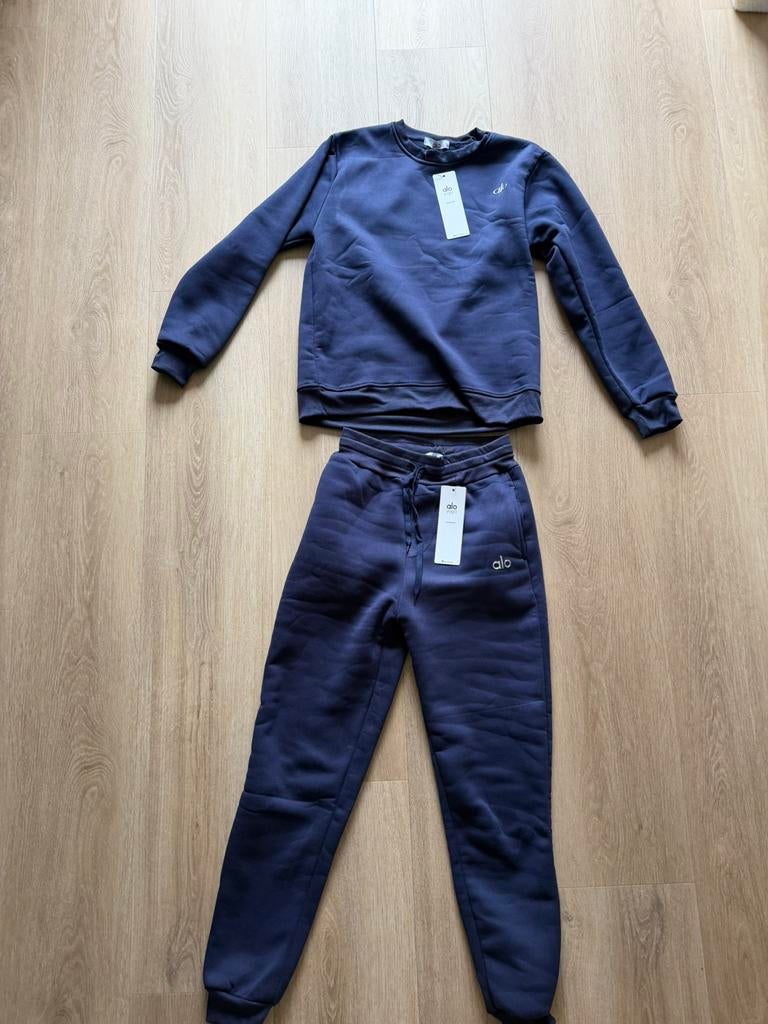 Alo yoga set XS, Kleding | Dames, Verzenden, Zo goed als nieuw, Maat 34 (XS) of kleiner, Blauw