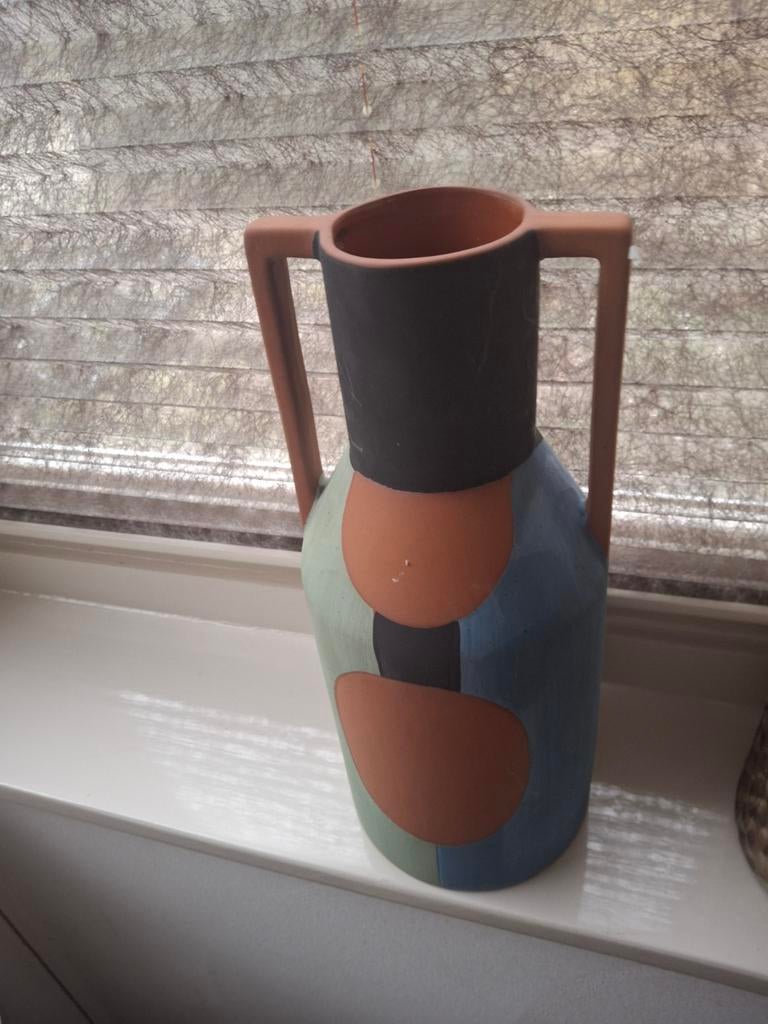 Amfora terracotta vaas, Ophalen of Verzenden