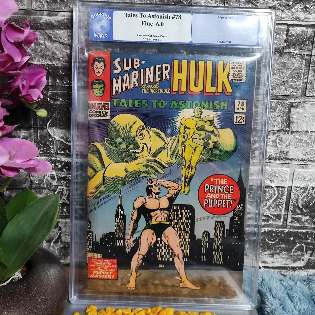 Tales to Astonish #78 (1966) - Sub-Mariner & Hulk, Amerika, Marvel Comics, Ophalen of Verzenden, Gelezen