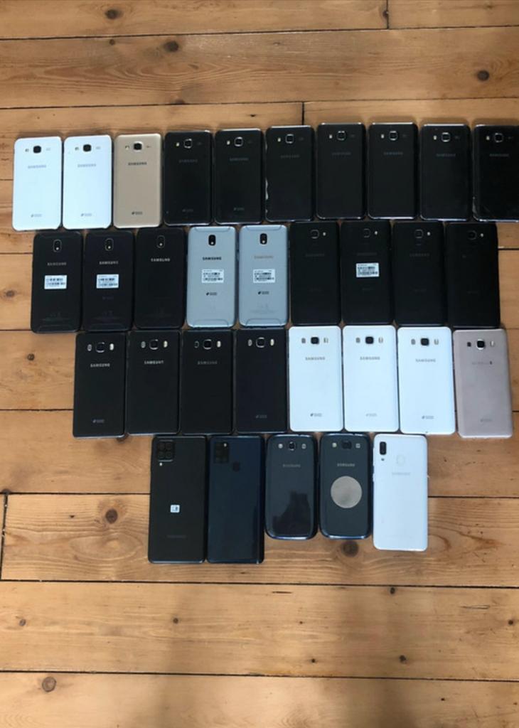 32 samsung phones, Gebruikt, Overige modellen, Overige kleuren, 3 tot 6 megapixel