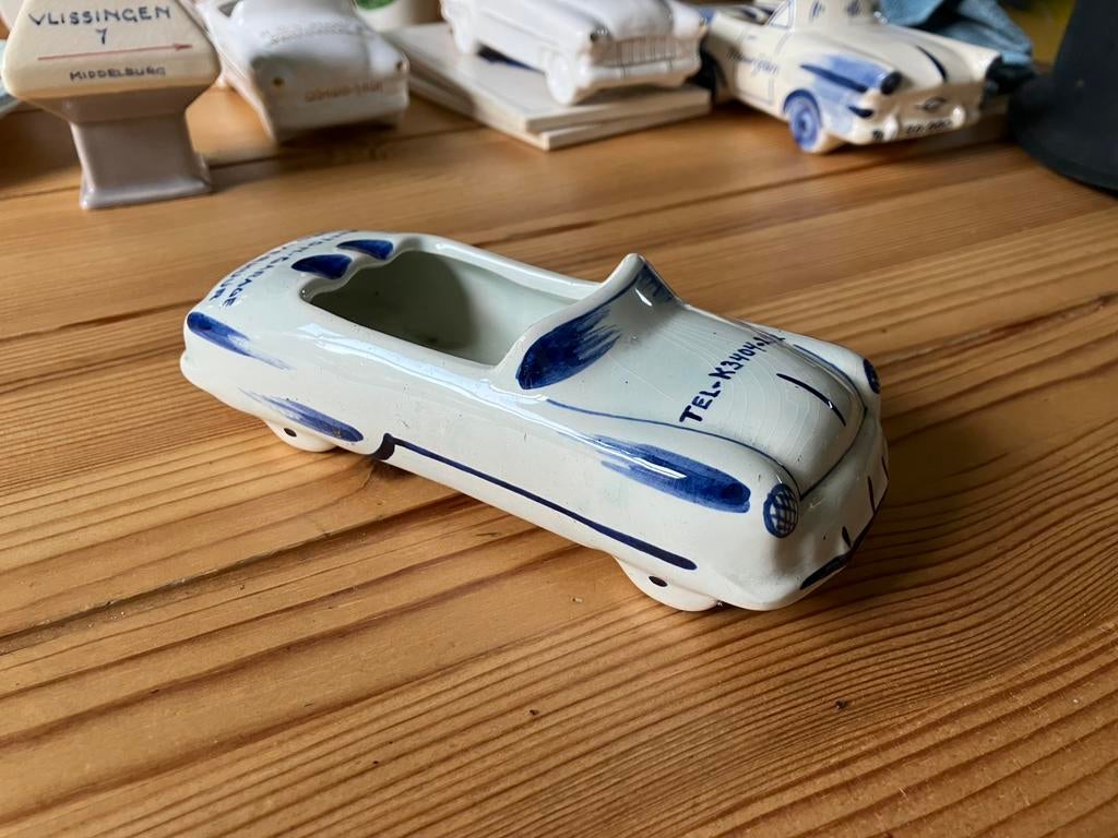 Oude asbak Zeist anton-garage autoverhuur, Ophalen of Verzenden