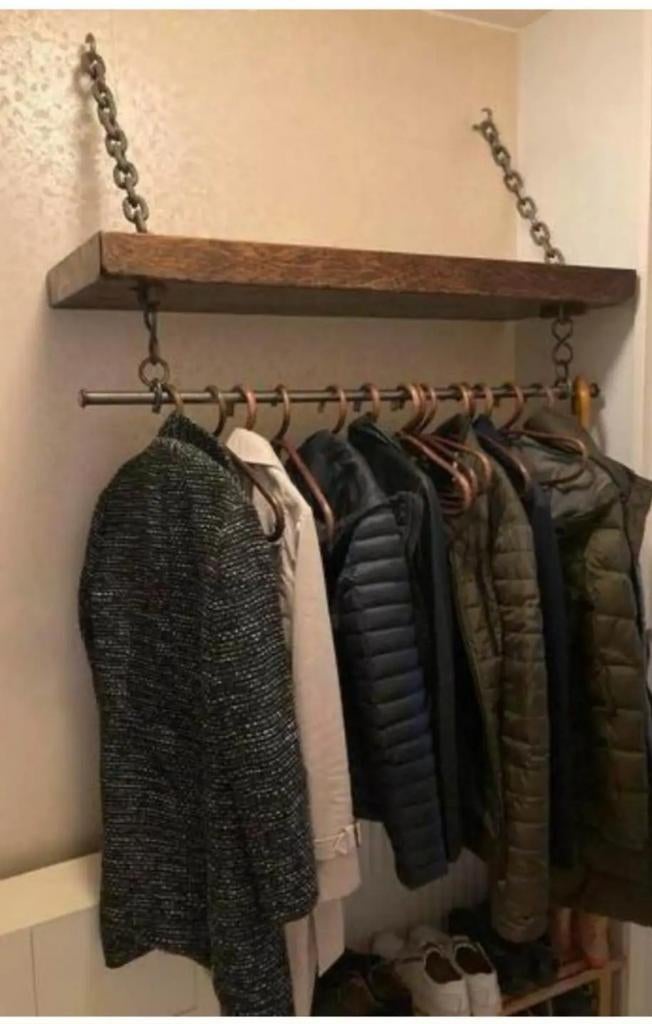 Industriële kapstok, Zo goed als nieuw, Minder dan 100 cm, Metaal, Ophalen