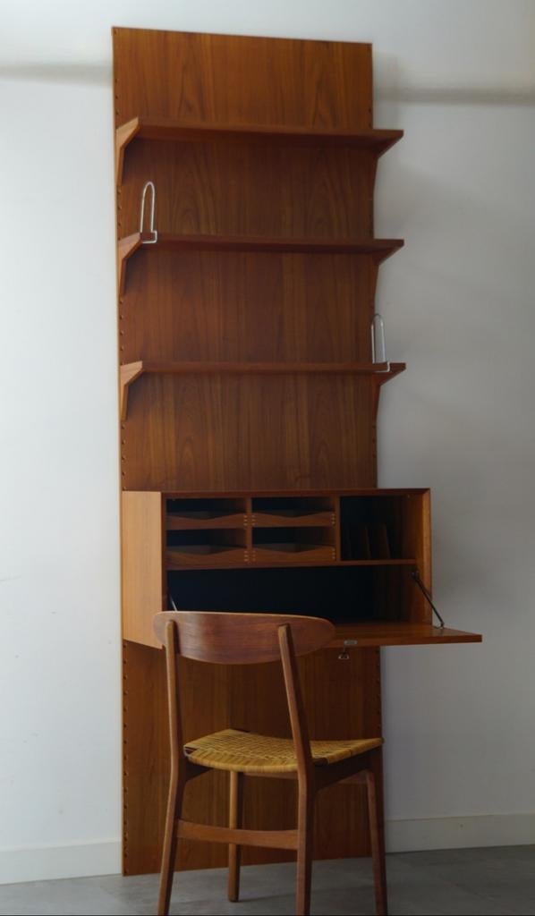Poul Cadovius Cado wandsysteem – jaren ’60 Mid Century, Ophalen, Gebruikt, Met klep(pen), 200 cm of meer