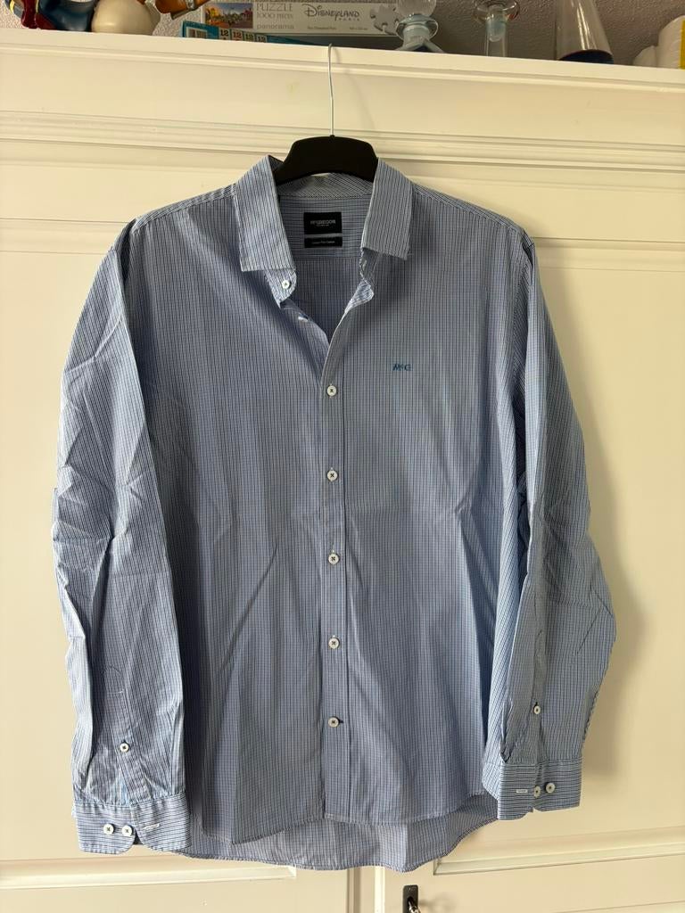 Overhemd McGregor xxxl, Ophalen of Verzenden, Zo goed als nieuw, Blauw, Overige halswijdtes
