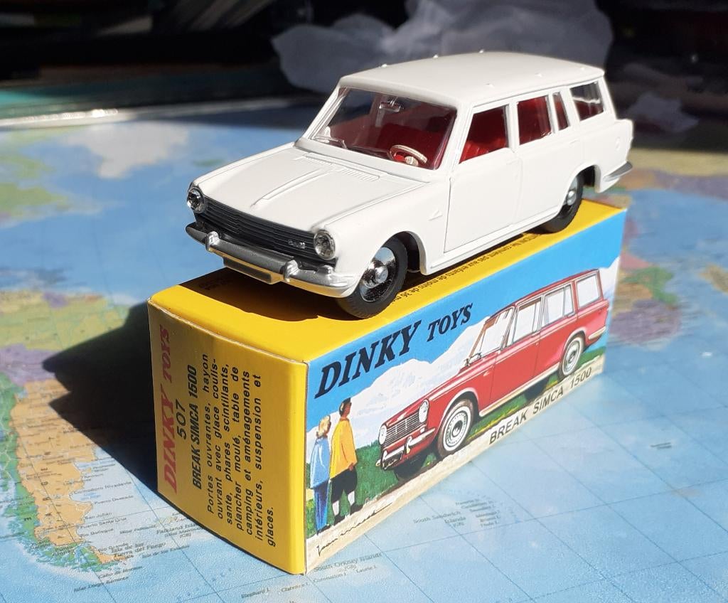 Simca 1500 Break  Dinky Toys Atlas en nieuw, Hobby en Vrije tijd, Modelauto's | 1:43, Ophalen of Verzenden, Nieuw, Auto, Dinky Toys