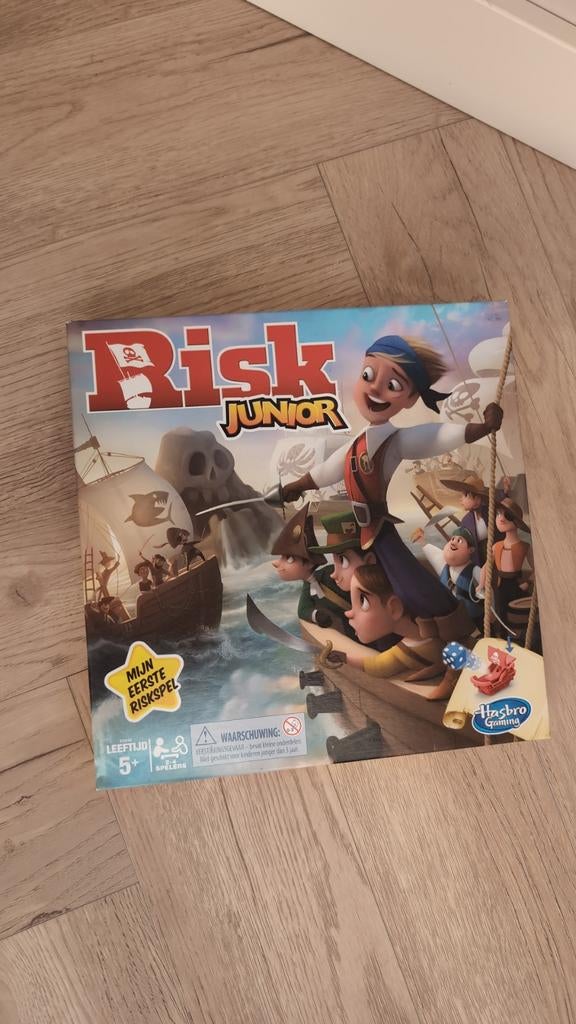Risk Junior bordspel, Drie of vier spelers, Ophalen of Verzenden, Zo goed als nieuw, Hasbro Gaming