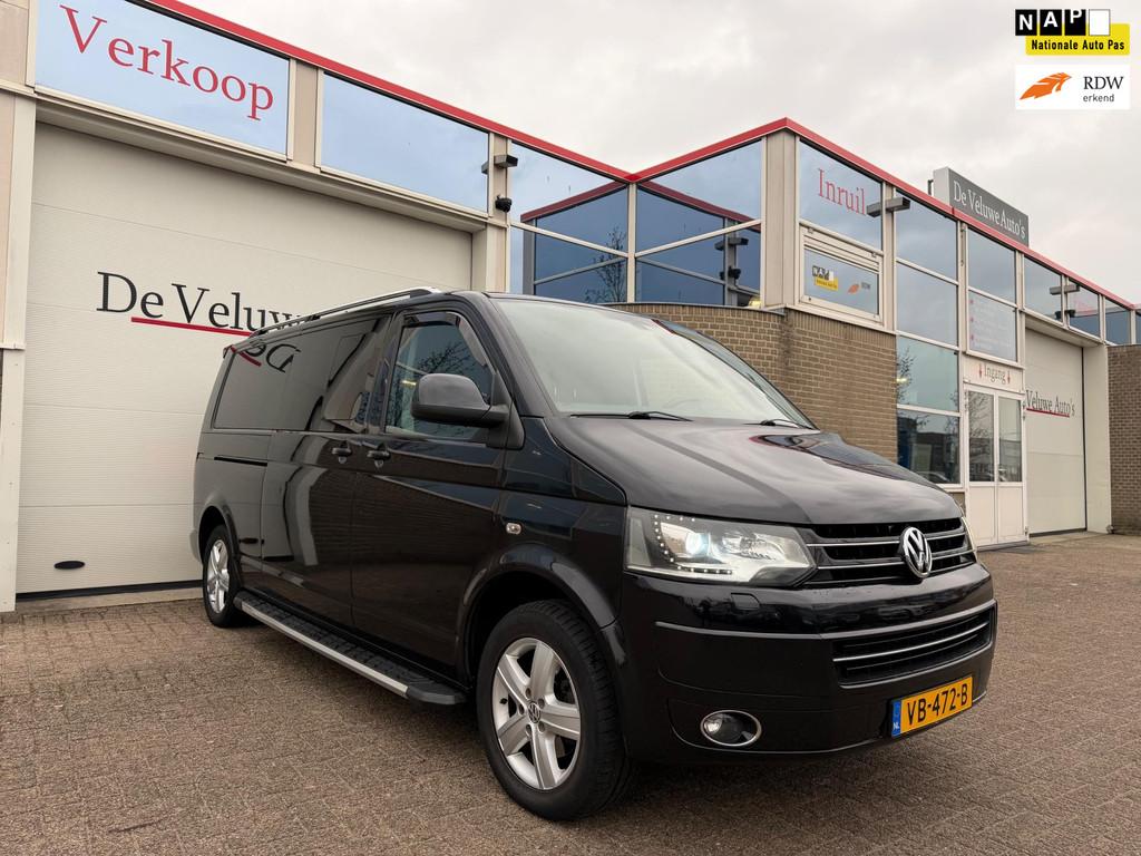 Volkswagen Transporter 2.0 TDI L2H1 DC Comfortline|6p.|DSG|, Euro 5, Gebruikt, Zwart, 1905 kg