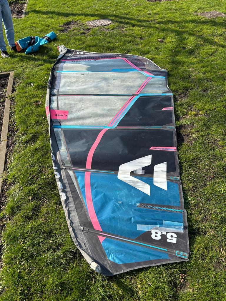 Duotone E-pace 5,8 2020, Watersport en Boten, Ophalen, Zeil, 5 tot 7 m², Gebruikt