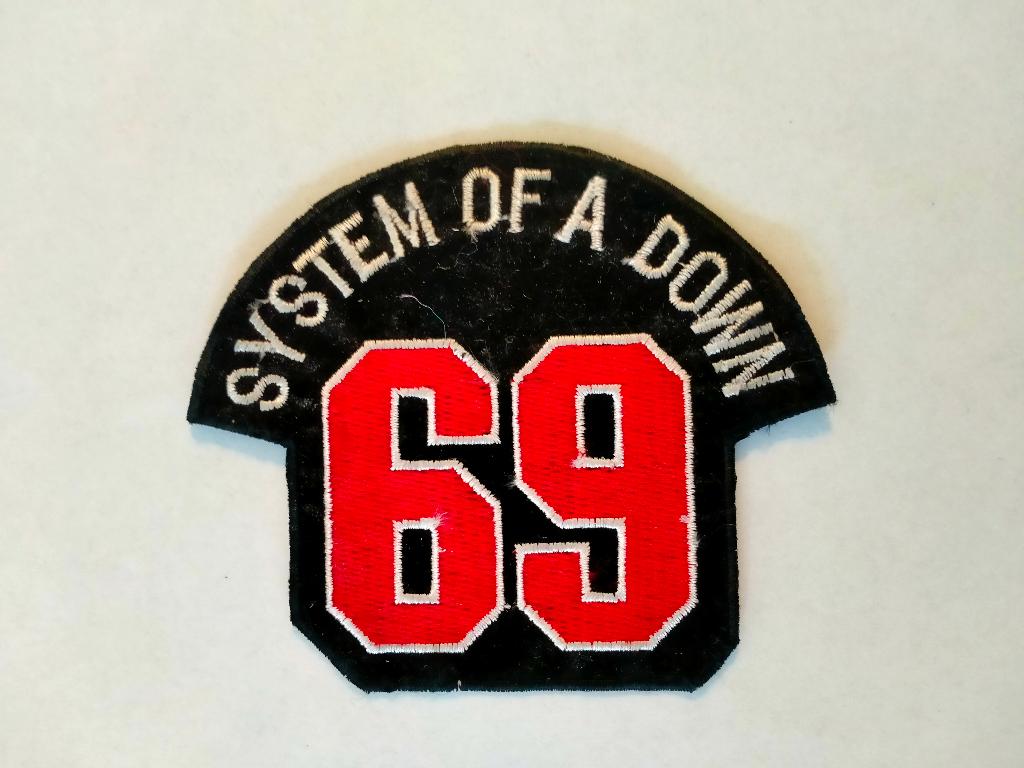 System of a Down hardrock muziek logo kleding embleem patch, Ophalen of Verzenden, Nieuw, Kleding