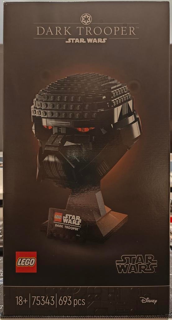 Lego 75343 | Dark Trooper Star Wars Helmet Collection NEW, Ophalen of Verzenden, Zo goed als nieuw