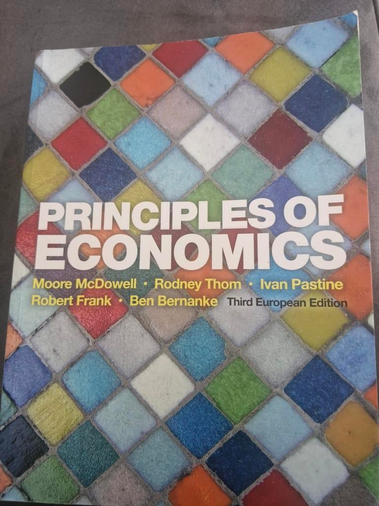 Principles of Economics - Third European Edition, Ophalen of Verzenden, Zo goed als nieuw, Diverse auteurs
