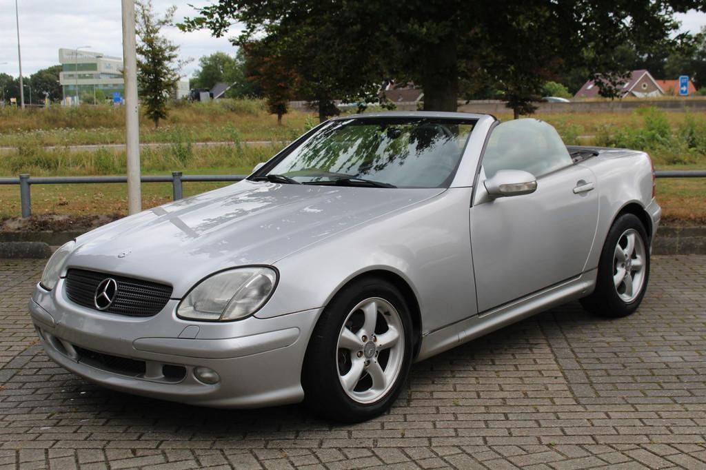 Mercedes-Benz SLK 200 Airco, Stoelverwarming AUTOMAAT, Auto's, Oldtimers, 1998 cc, Zwart, Overige kleuren, Mercedes-Benz