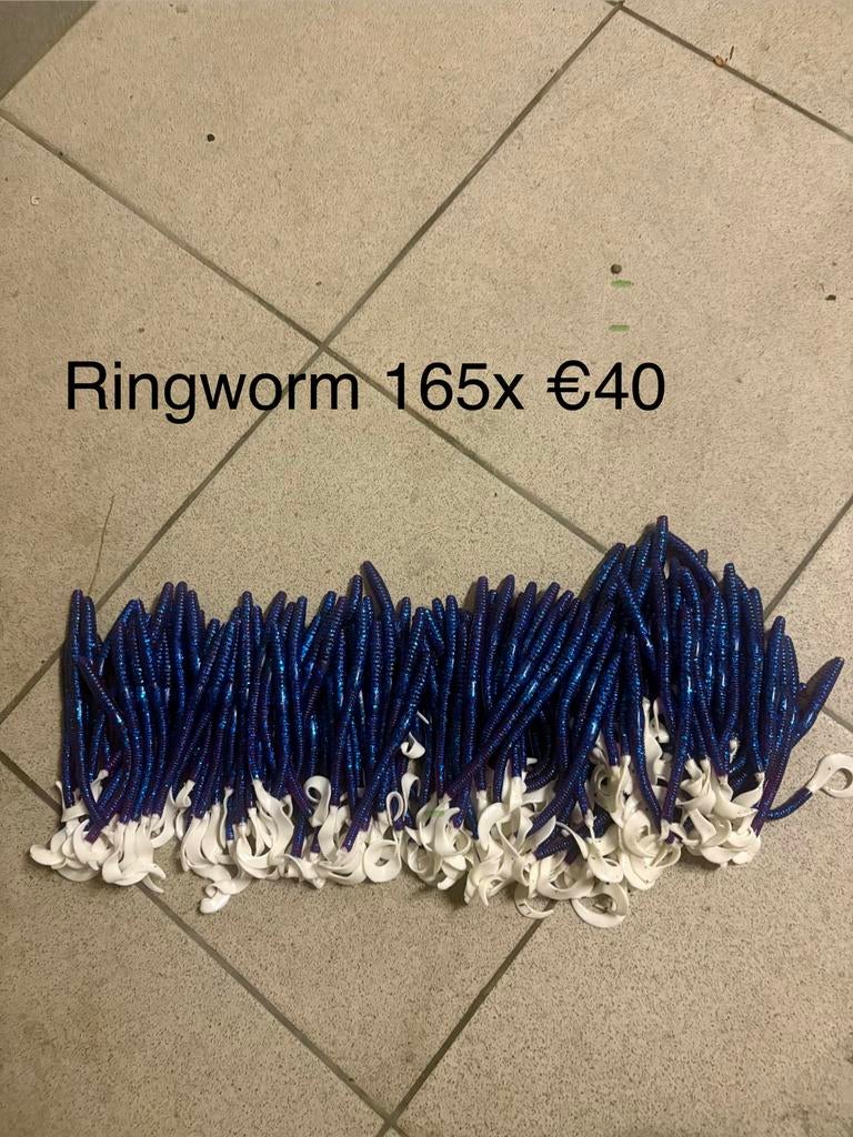 Zeebaars kunstaas shads/wormen, Ophalen of Verzenden, Zo goed als nieuw, Overige typen